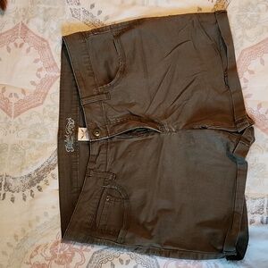 Khacki Green Faded Glory shorts